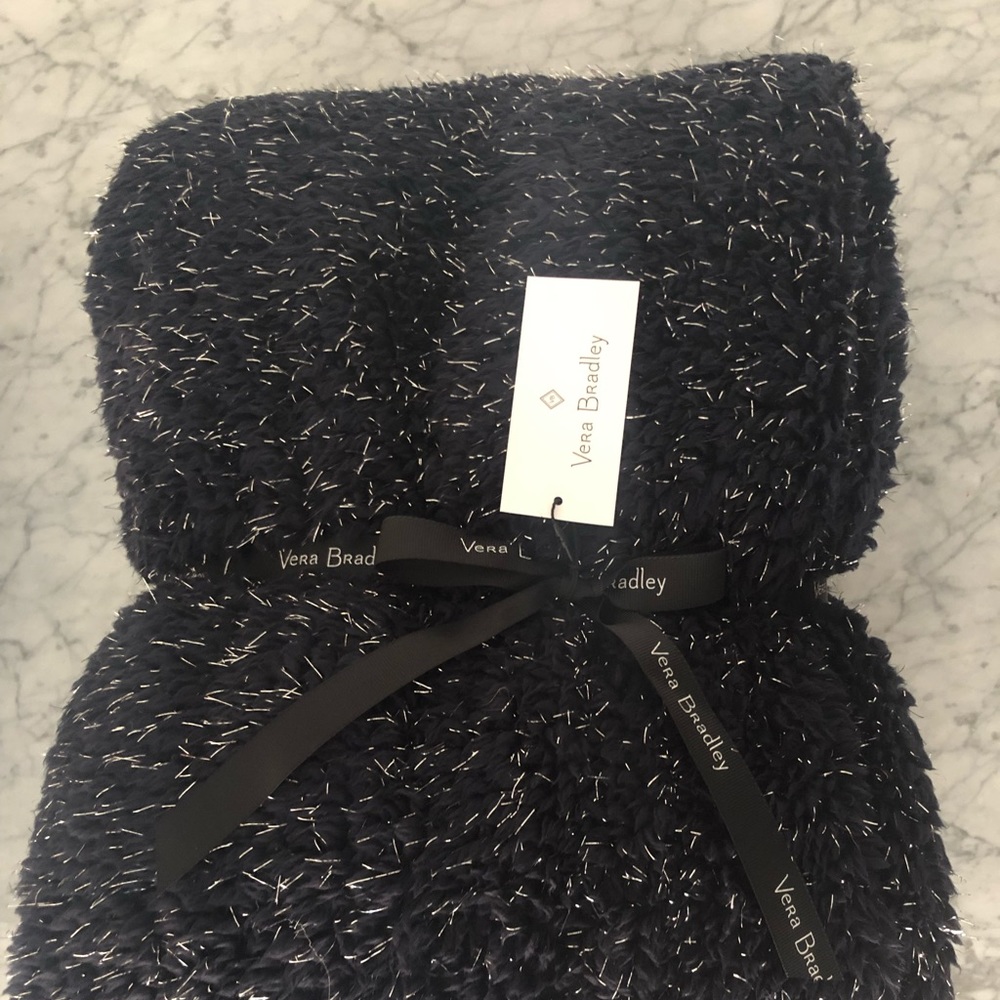 Vera Bradley Plush Shimmer Throw Blanket